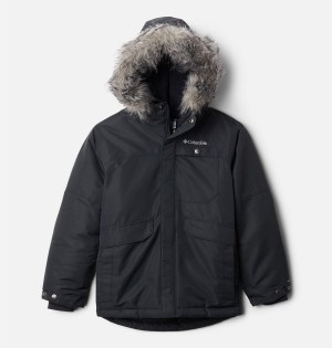 Black Kids' Columbia Nordic Strider Jacket | 3978-WRKPT