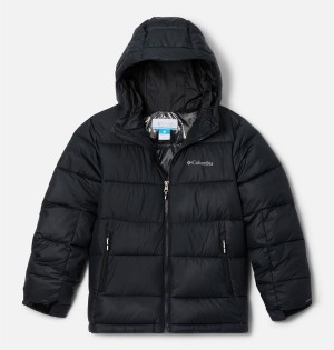 Black Kids' Columbia Pike Lake II Hooded Jacket | 2043-UXYJN