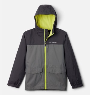 Black Kids' Columbia Rain-Zilla Jacket | 5630-HMNED