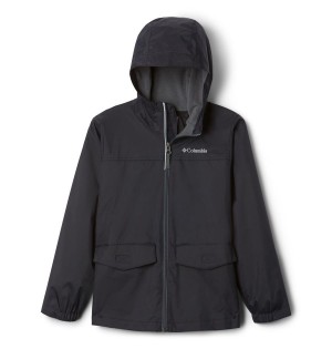 Black Kids' Columbia Rain-Zilla Jacket | 9304-VTPFO