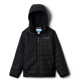 Black Kids' Columbia Rugged Ridge Sherpa Lined Jacket | 9058-YCIKF