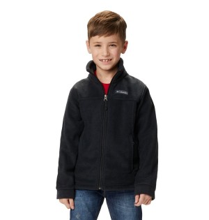 Black Kids' Columbia Steens Mountain II Fleece Jacket | 7386-HOLUG