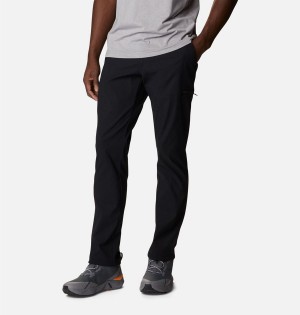 Black Men's Columbia Canyon Gate Chino Pants | 5647-BWPOE