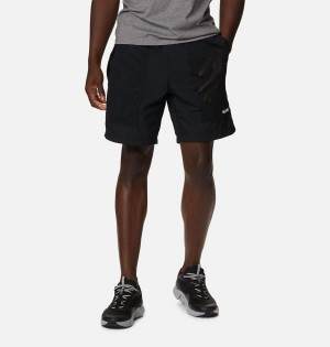 Black Men's Columbia Deschutes Valley Reversible Shorts | 2016-MVXCO