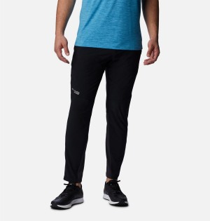 Black Men's Columbia Endless Trail Training Joggers Pants | 0218-SRWUO