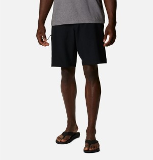 Black Men's Columbia Kenvile Lake Shorts | 2751-QDAJH