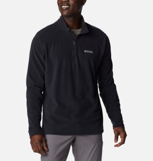 Black Men's Columbia Lake Aloha Half Zip Fleece Pullover | 5972-NKEDY