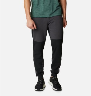 Black Men's Columbia Lodge Colorblock Joggers Pants | 1459-HOVWD