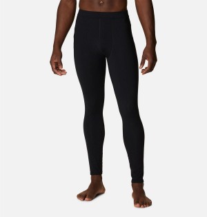 Black Men's Columbia Omni Heat Infinity Baselayer Tights Pants | 9852-MXHDU