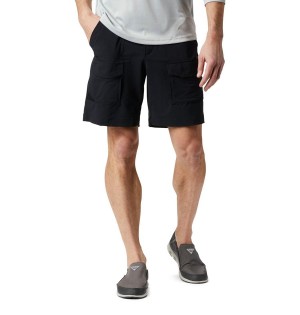 Black Men's Columbia PFG Permit III Shorts | 6843-ETHRM