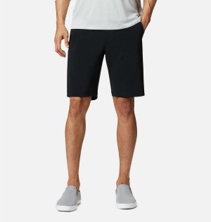 Black Men's Columbia PFG Slack Tide Shorts | 0172-UFTVB