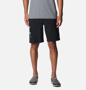 Black Men's Columbia PFG Terminal Tackle Shorts | 7521-OLDEX