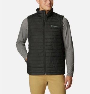 Black Men's Columbia Silver Falls Vest | 9361-KXSGV