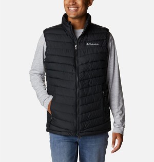 Black Men's Columbia Slope Edge Vest | 3581-NDXHA