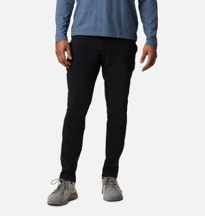 Black Men's Columbia Tech Trail Warm Pants | 9280-JUFHQ