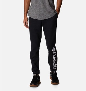 Black Men's Columbia Trek Joggers Pants | 4269-CBXRN