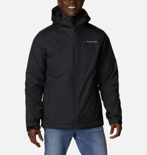 Black Men's Columbia Wallowa Park Interchange 3 In 1 Jackets | 0256-MIKGJ