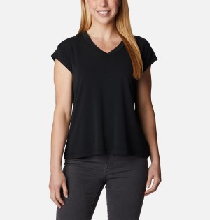 Black Women's Columbia Boundless Beauty T-Shirt | 3458-TGRON