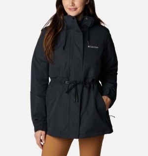 Black Women's Columbia Drop Ridge Interchange 3 In 1 Jackets | 5497-YWXPB