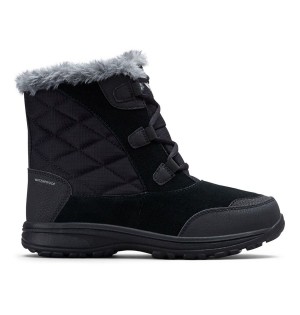 Black Women's Columbia Ice Maiden Shorty Boots | 9754-XSYLU