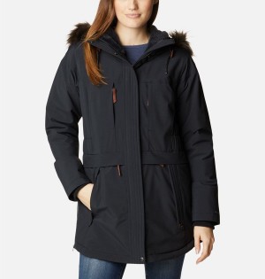 Black Women's Columbia Payton Pass Insulated Coats | 9608-MOPZL