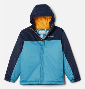 Blue Kids' Columbia Hikebound Insulated Jacket | 5091-OMFET