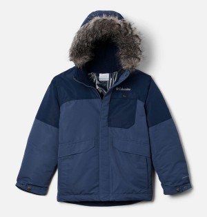 Blue Kids' Columbia Nordic Strider Jacket | 6571-ERKUL