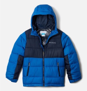 Blue Kids' Columbia Pike Lake II Hooded Jacket | 8320-SUWVD