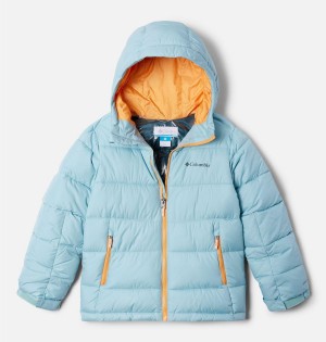 Blue Kids' Columbia Pike Lake II Hooded Jacket | 8394-ZEOGD