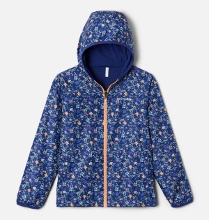 Blue Kids' Columbia Pixel Grabber Reversible Jacket | 5497-DACHT