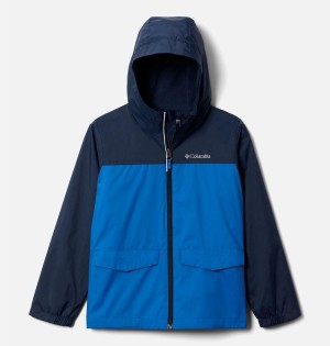 Blue Kids' Columbia Rain-Zilla Jacket | 3725-TWXHY