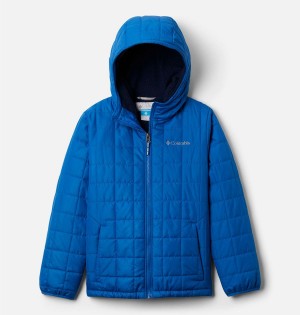 Blue Kids' Columbia Rugged Ridge Sherpa Lined Jacket | 8056-BVNEM