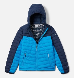 Blue Kids' Columbia Slope Edge Jacket | 0415-DPQTB