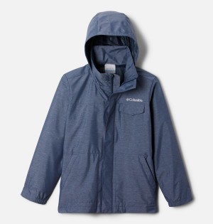 Blue Kids' Columbia Static Ridge Field Jacket | 6184-KZGTU