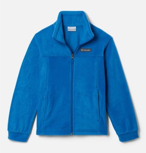 Blue Kids' Columbia Steens Mountain II Fleece Jacket | 7504-PDZTB