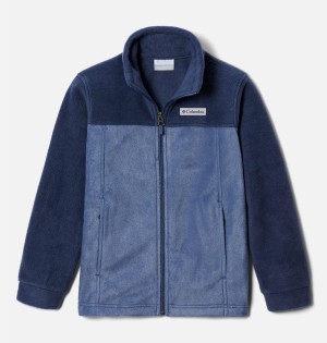 Blue Kids' Columbia Steens Mountain II Fleece Jacket | 2760-DNERQ