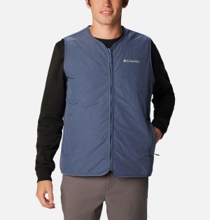 Blue Men's Columbia Birchwood Vest | 1647-PGVMI