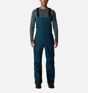 Blue Men's Columbia Iceventure Ski Bib Pants | 7649-KZHIS