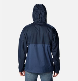 Blue Men's Columbia Inner Limits II Rain Jacket | 7160-YTOIX