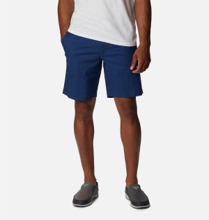 Blue Men's Columbia PFG Bonefish Shorts | 9453-EZGNT