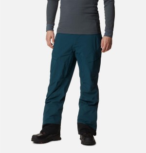 Blue Men's Columbia Powder Stash Ski Pants | 2501-QFVMK