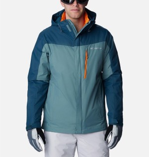 Blue Men's Columbia Whirlibird IV Interchange Ski Jacket | 7029-ASRBC