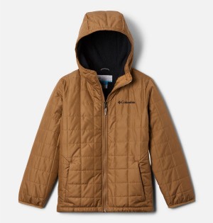 Brown Kids' Columbia Rugged Ridge Sherpa Lined Jacket | 6380-YFIAQ