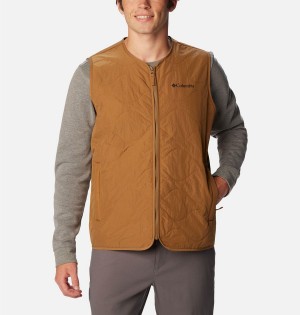 Brown Men's Columbia Birchwood Vest | 8562-RYTJL