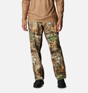 Brown Men's Columbia PHG Trophy Rack Silent Rain Pants | 3921-UZWCM