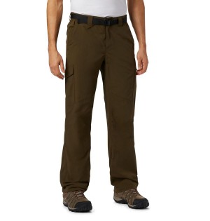 Brown Men's Columbia Silver Ridge Cargo Pants | 6459-ZAJRF