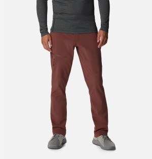 Brown Men's Columbia Titan Pass Pants | 3041-ASWYN