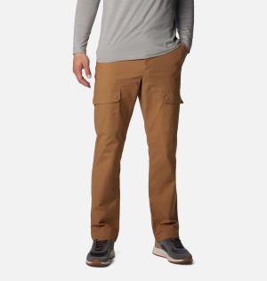 Brown Men's Columbia Wallowa Cargo Pants | 3028-TBFVO