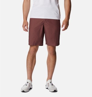 Brown Men's Columbia Washed Out Shorts | 6291-XLQSH