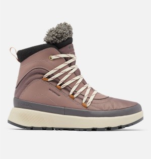 Brown Women's Columbia Red Hills Omni Heat Boots | 0714-VOQZM